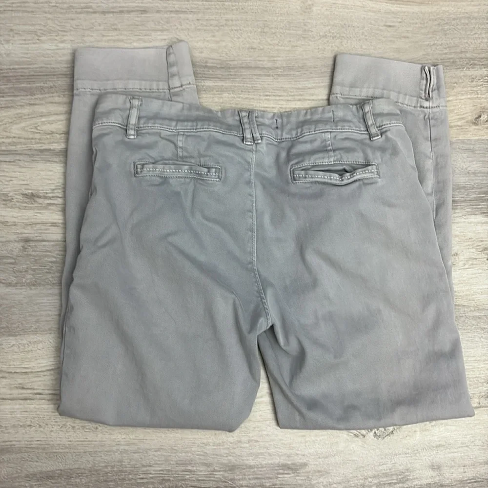 Pilcro and the Letterpress Gray Stet Cropped Stretchy Casual Pants Size 27
